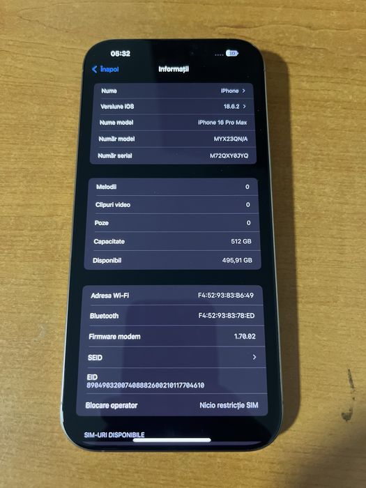 Iphone 16 Pro Max 512Gb