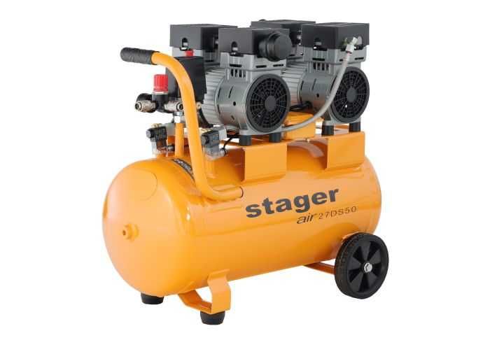 Compresor Aer SILENTIOS Stager Air 27DS50 50L pt. Cabinet Stomatologie