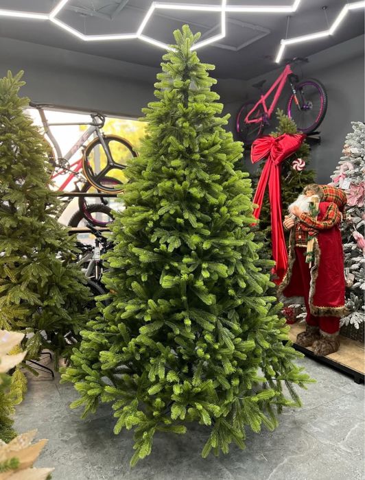 Новогодние елки премиального качества,литые,зеленая,снежная