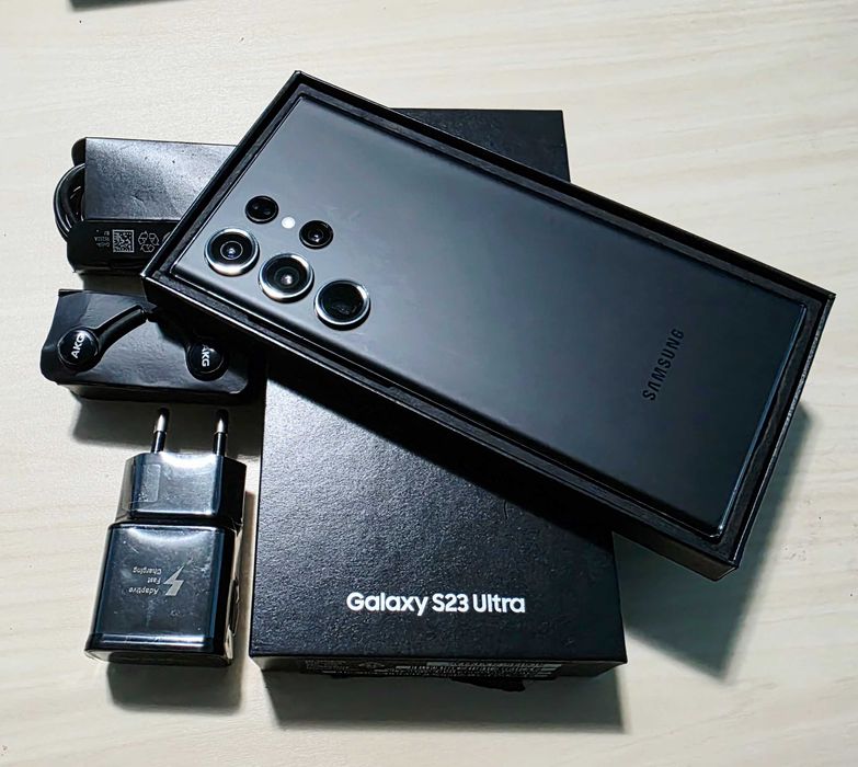 Sms.S23 Ultra,256 gb !Aspect de nou !utilizat putin, pach. compl+bonus