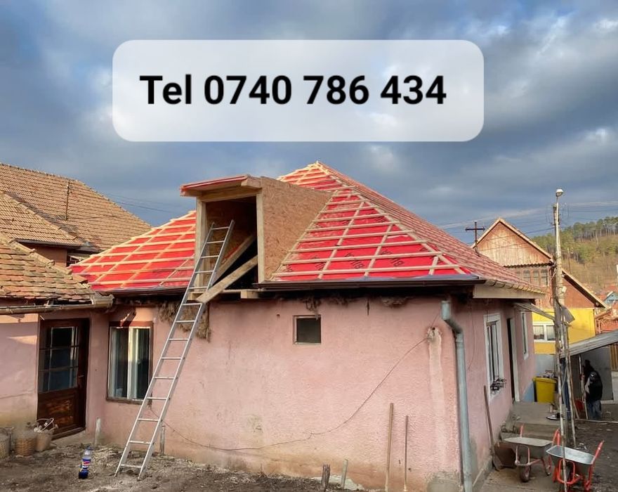 Montaj Tablă Bilka Lindab Hidroizolații dulgheri Reparații acoperișuri