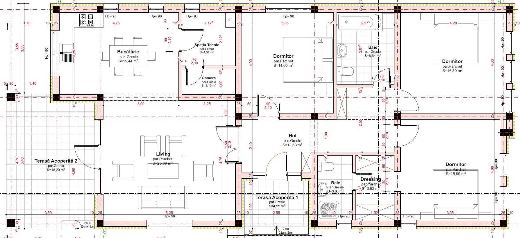 De vanzare casa in constr. Sang de Mures, cu incalzire pardoseala