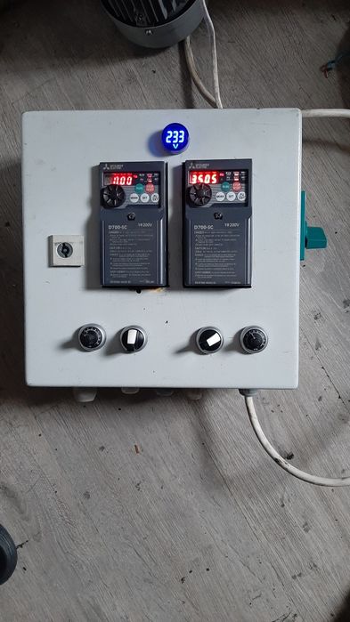 Vând tablou pornire motor 37kw stea triunghi