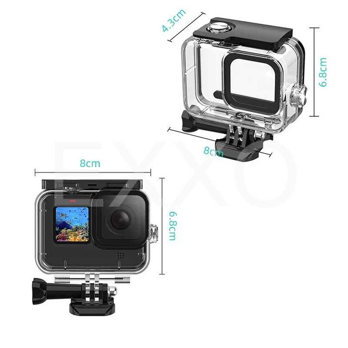 Водоустойчив корпус за GoPro Hero 3, 4, 5, 6, 7, 8, 9, 10, 11, 12, 13