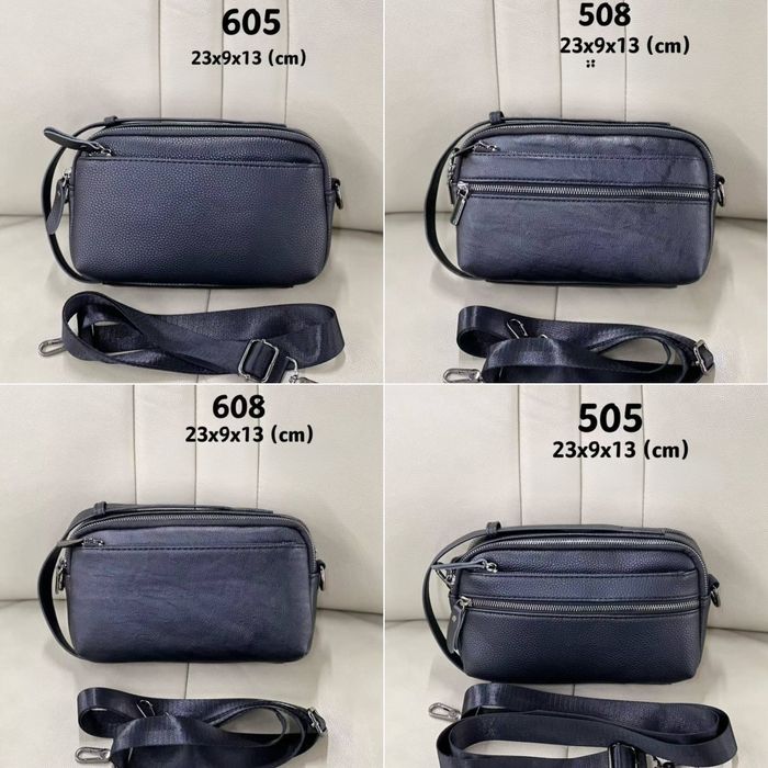 Универсальная мужская сумка барсетка - многосекционная.