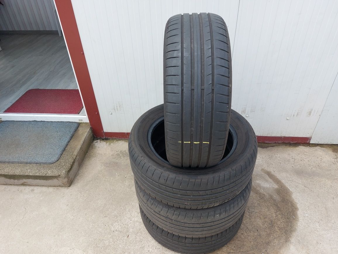 125 lei bucata! Set anvelope de vara 205 55 16 Dunlop