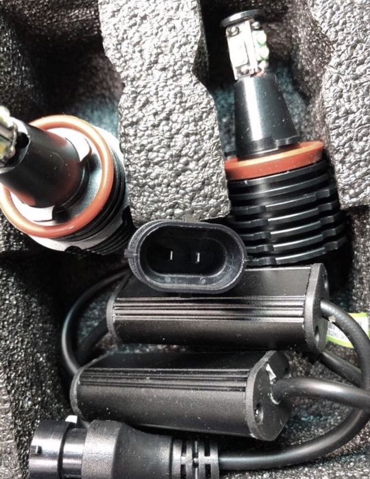 Bec BMW H8 Led Angel Eyes canbus 3 5 240 X1 X5 X6 E60 E70 E81 E87 E90