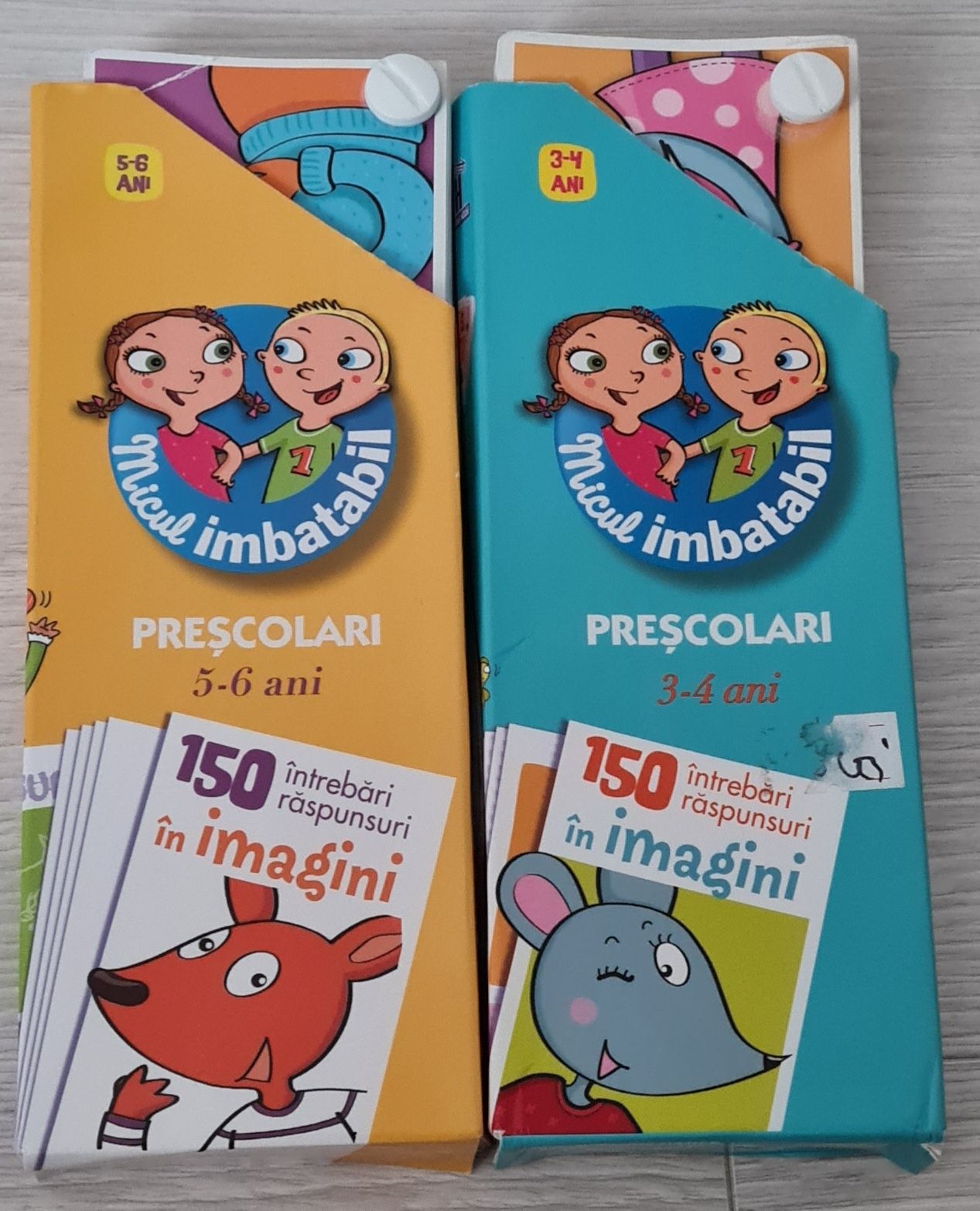 Lot Micul imbatabil 3-4 ani, 5-6 ani + lot 14 puzzle si jocuri