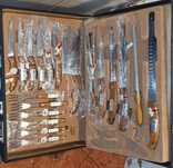 Set tacamuri cu maner de lemn