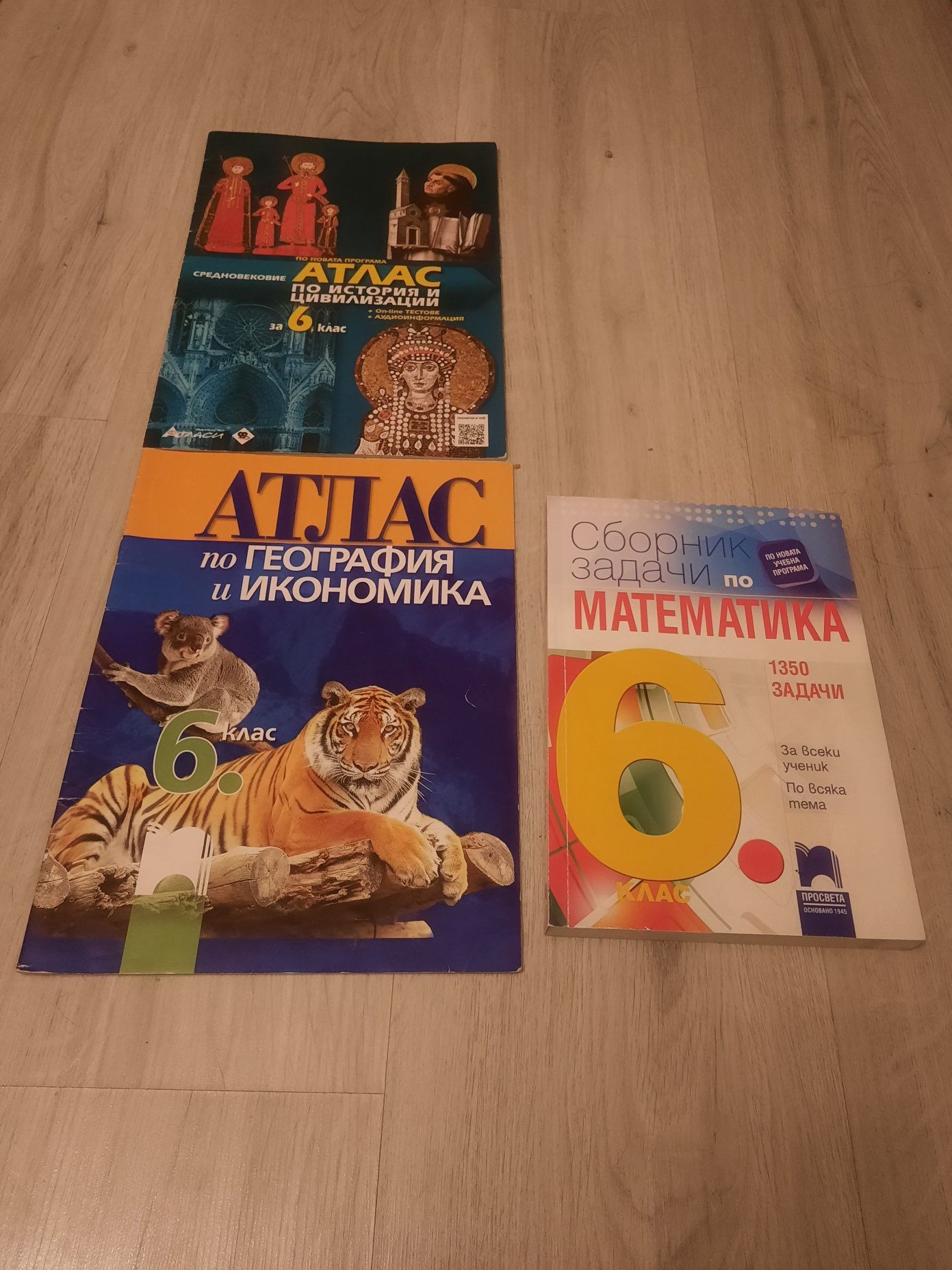 Учебници за 6, 7 и 8 клас.