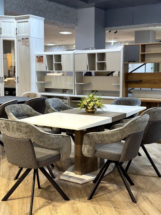 Обеденный стол стул 6/1