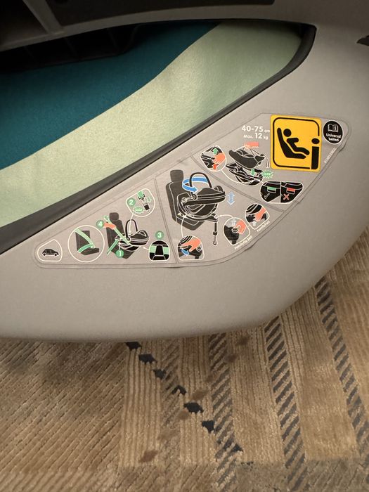 Maxi Cosi CORAL I-SIZE - Scoică auto modulară (0-12 KG) NEON GREEN