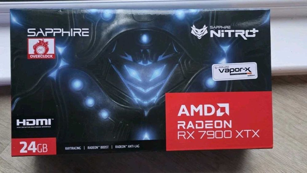 Видео карта Sapphire AMD NITRO+ RX 7900 XTX OC VAPOR-X 24GB GDDR6