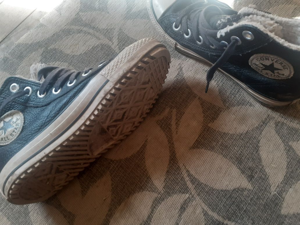 Кожени кецове converse 37.5