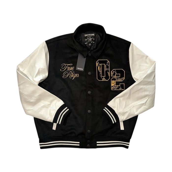 True Religion Varsity Vintage Jacket