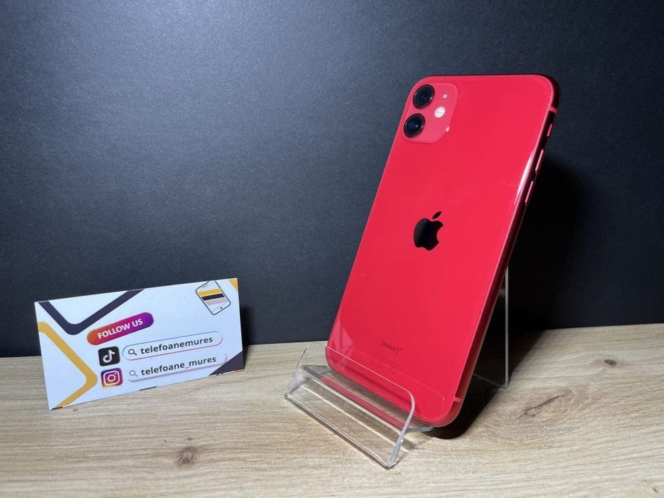 iPhone 11 64Gb (PRODUCT)RED 3 ani garanție, Telefoane Mureș