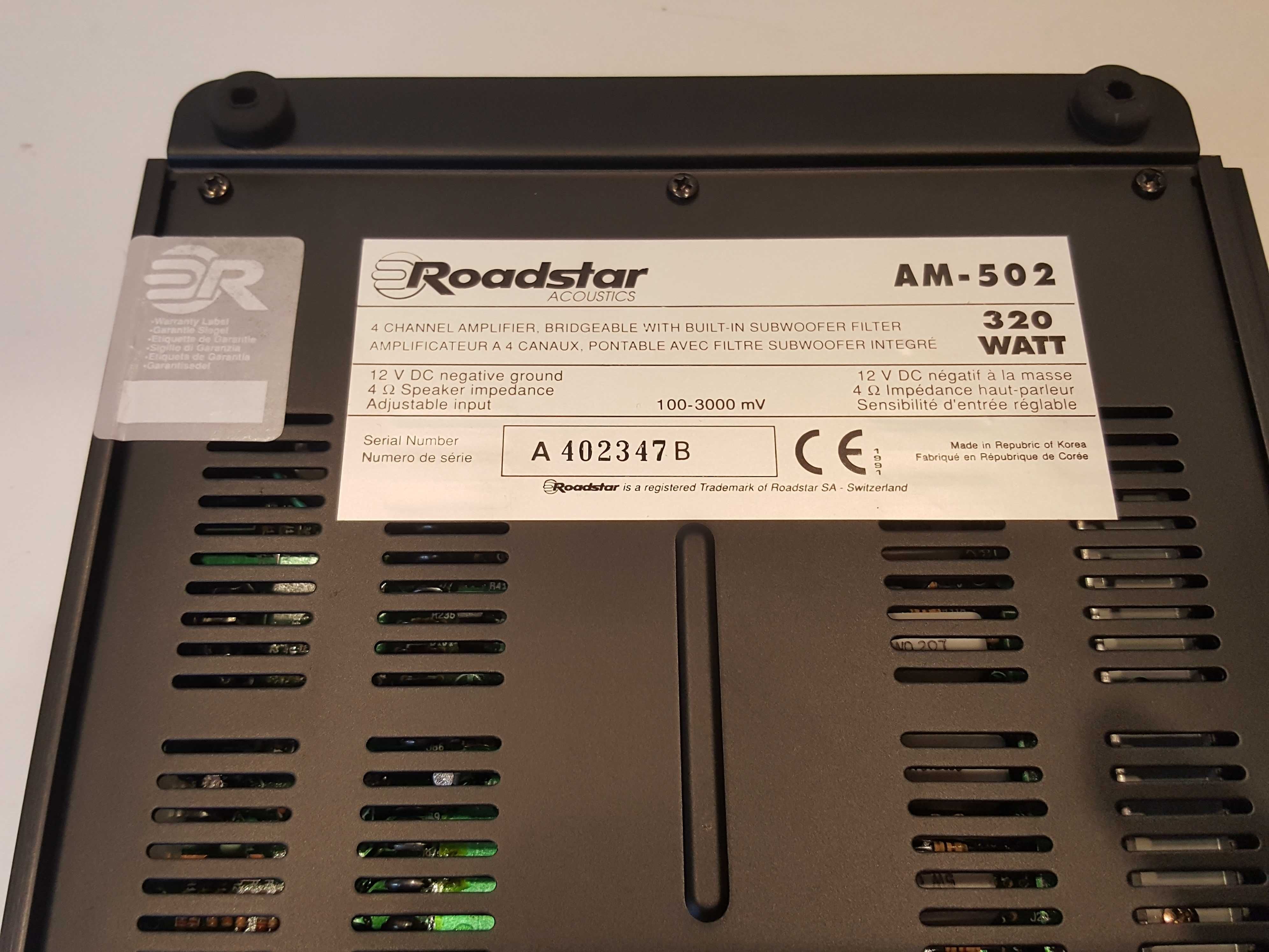 Amplificator statie auto Roadstar AM-502