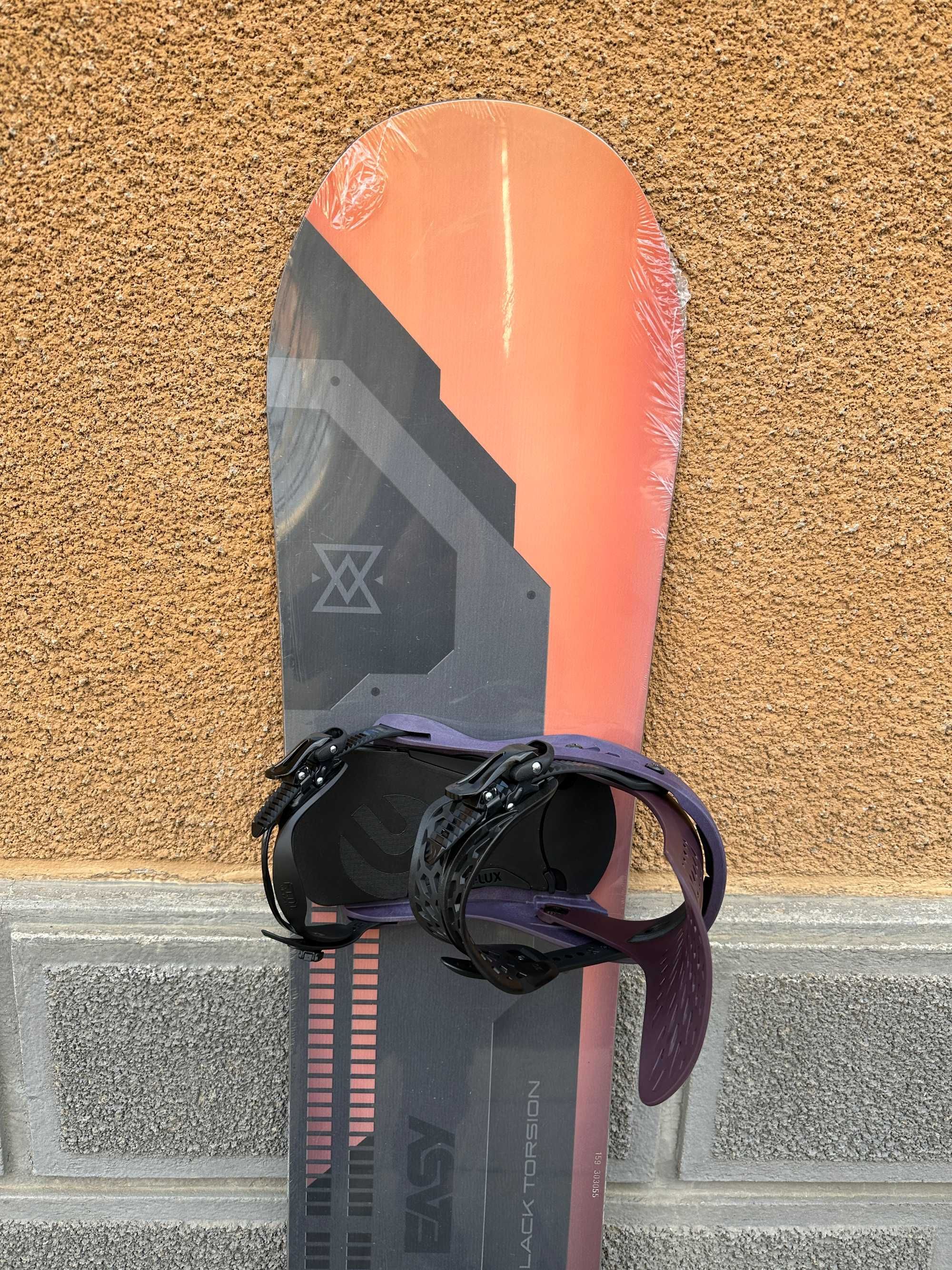 placa noua snowboard easy black torsion L159cm