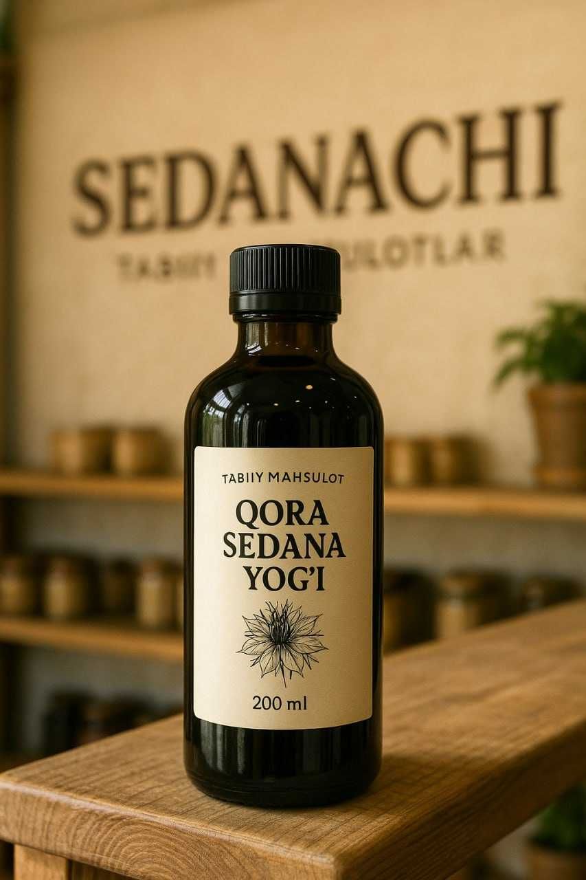 Qora sedana yog'i  Масло черного тмина