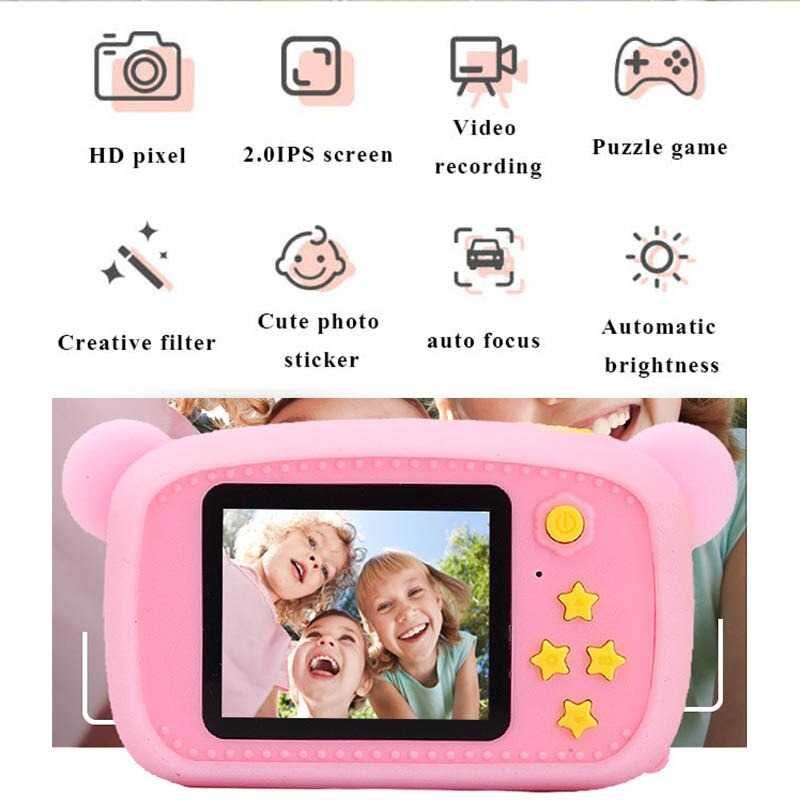 Дигитален детски фотоапарат STELS W319, 64GB SD карта, Игри, Камера