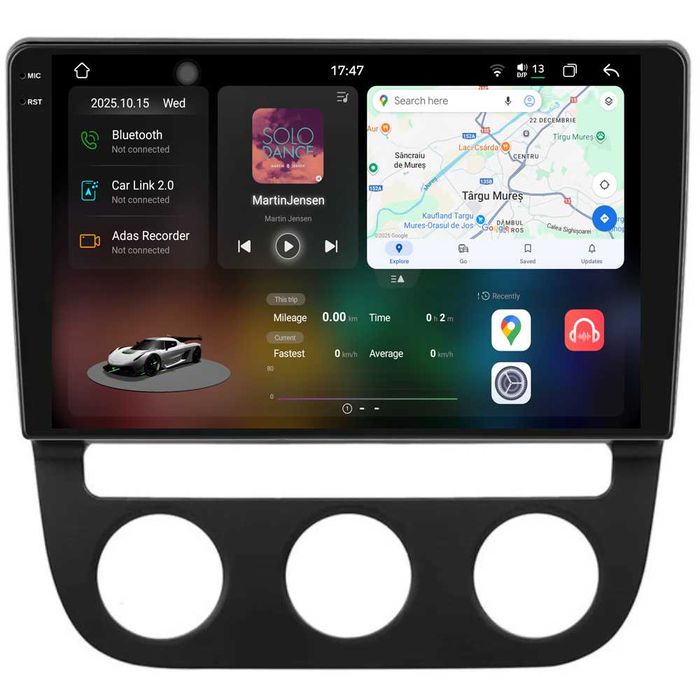 Navigatie Android Dedicata 10Inch, Volkswagen Golf5/Jetta (2004-2009)