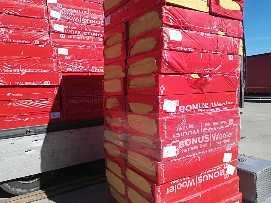 Vata bazaltica fatada exterior 5cm  10cm 15cm 100kg/mc STOC MARE