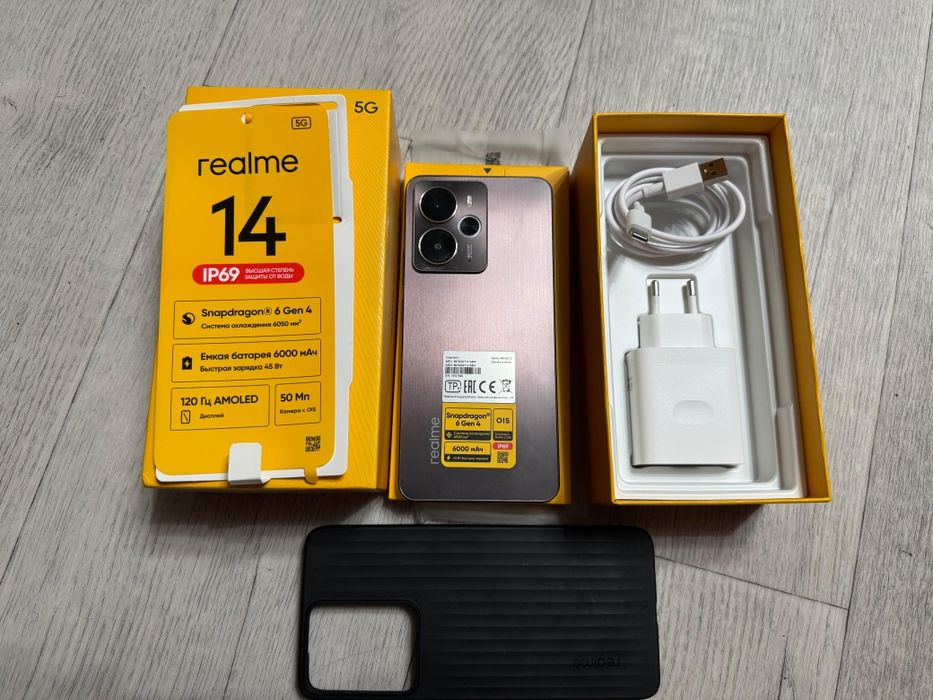 Realme 14 5g 8/256 почти новый