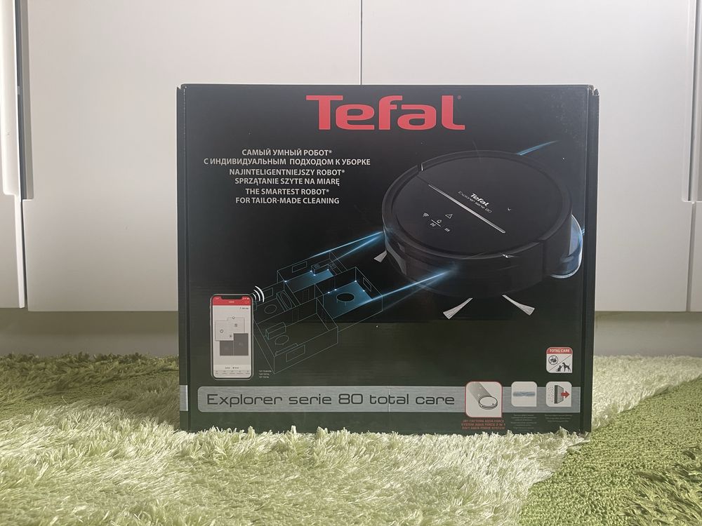 Робот пылесос Tefal explorer serie 80 total care в отличном состоянии