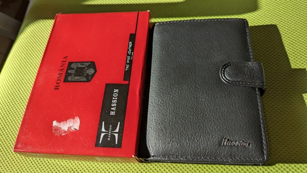 Portofel piele HASSION - 1030 negru