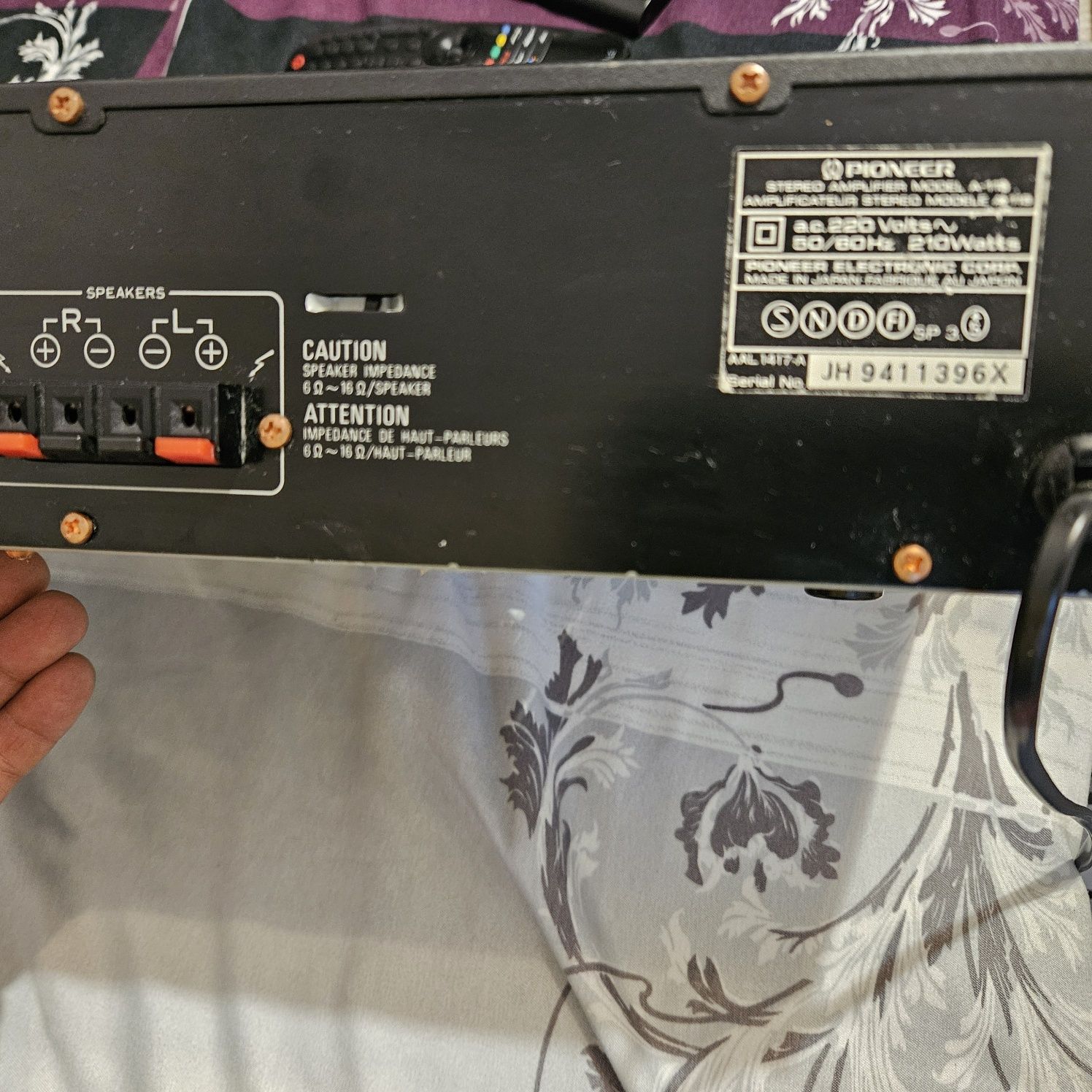 Pioneer a115 amplificator