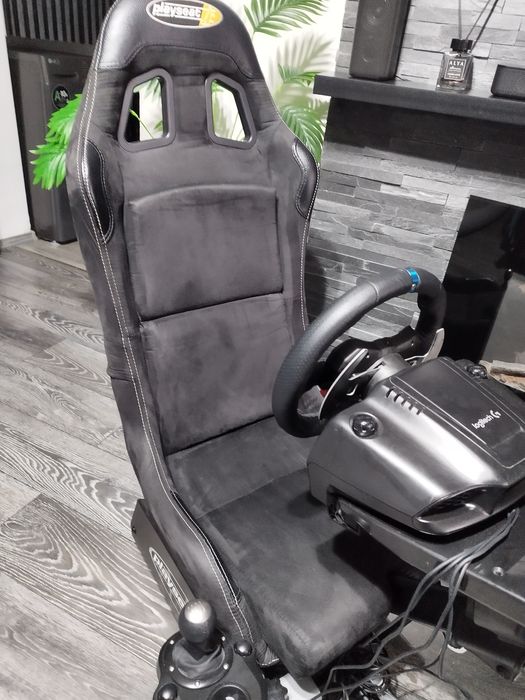 Playseat Evolution alcantara+volan Logittech G29+schimbator