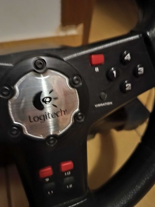 Volan gaming Logitech model NASCAR Racing Wheel E-UK12 863248, USB