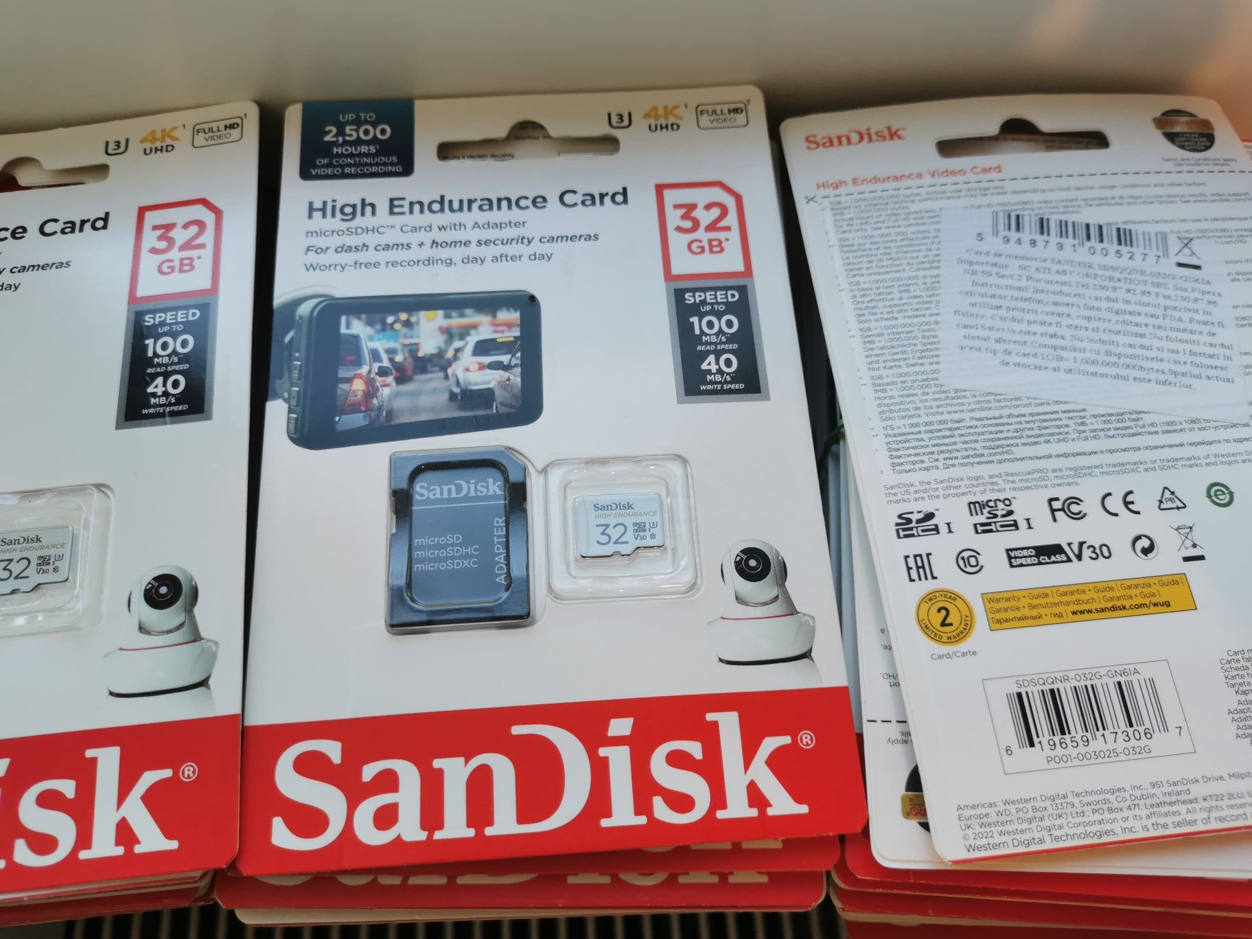 MicroSD Sandisk High Endurance 32gb