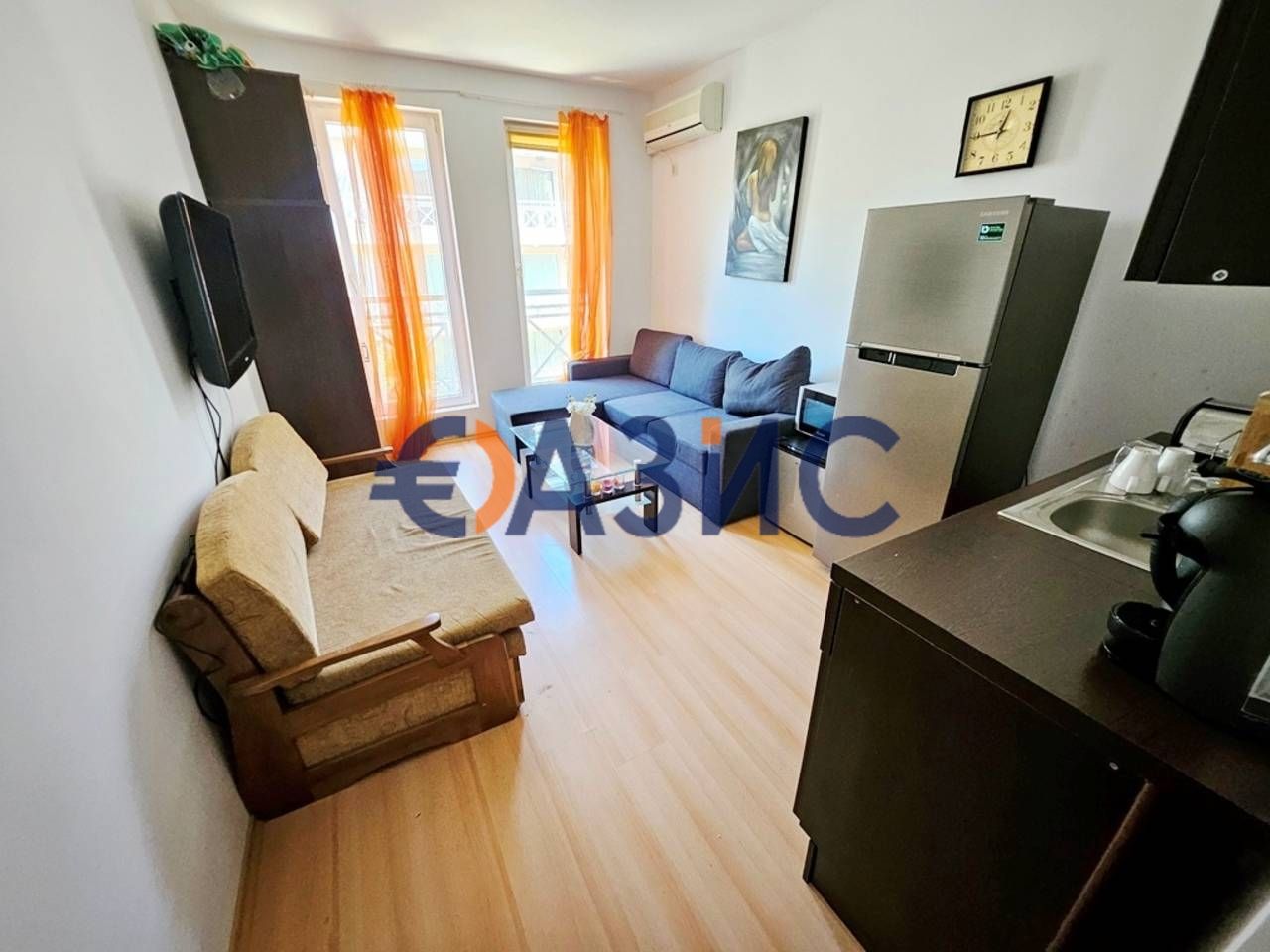 Студио без тераса в комплекс Sunny Day 6, 25 кв.м., Слънчев бряг,