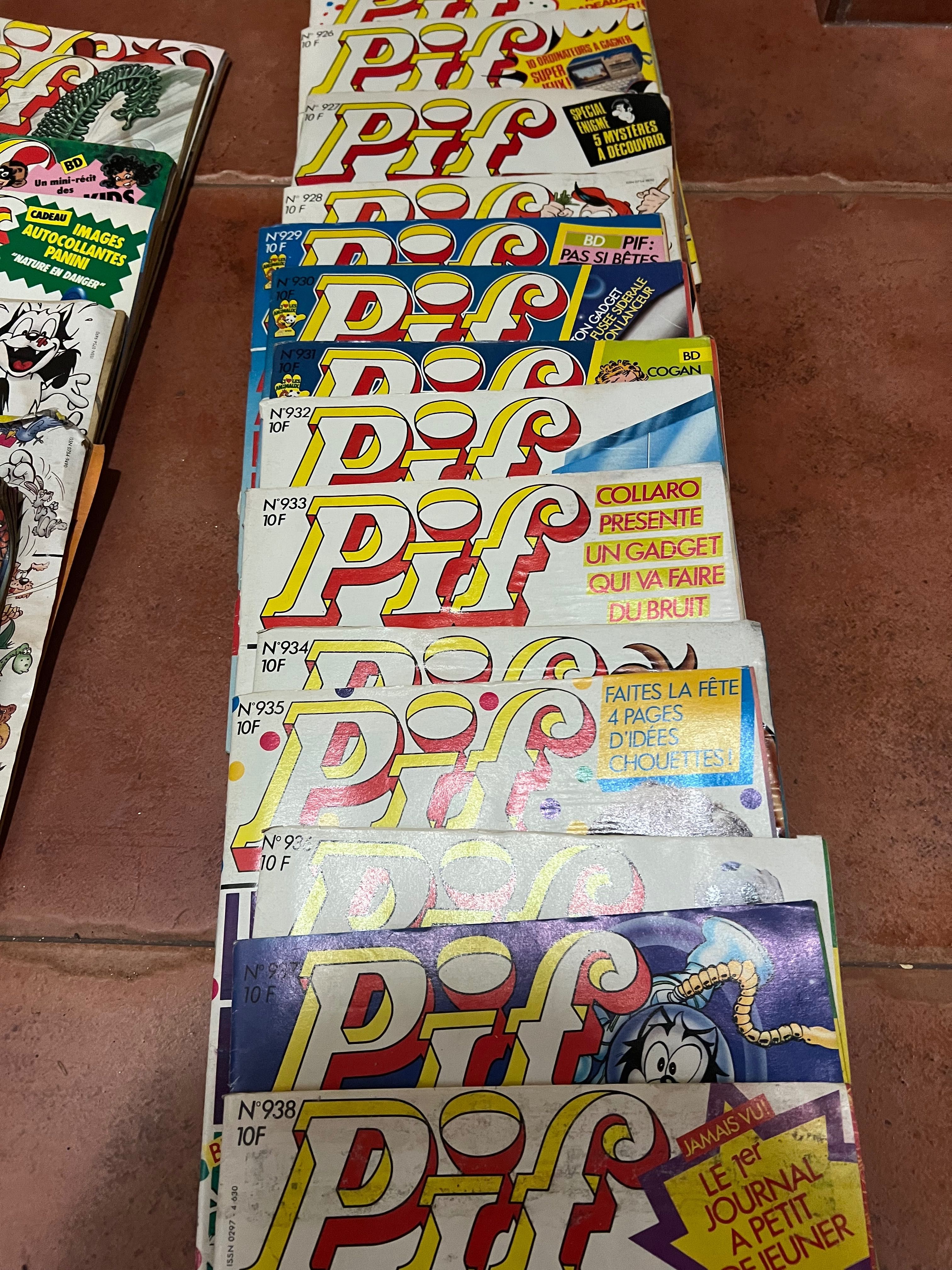 Списания Pif на френски език