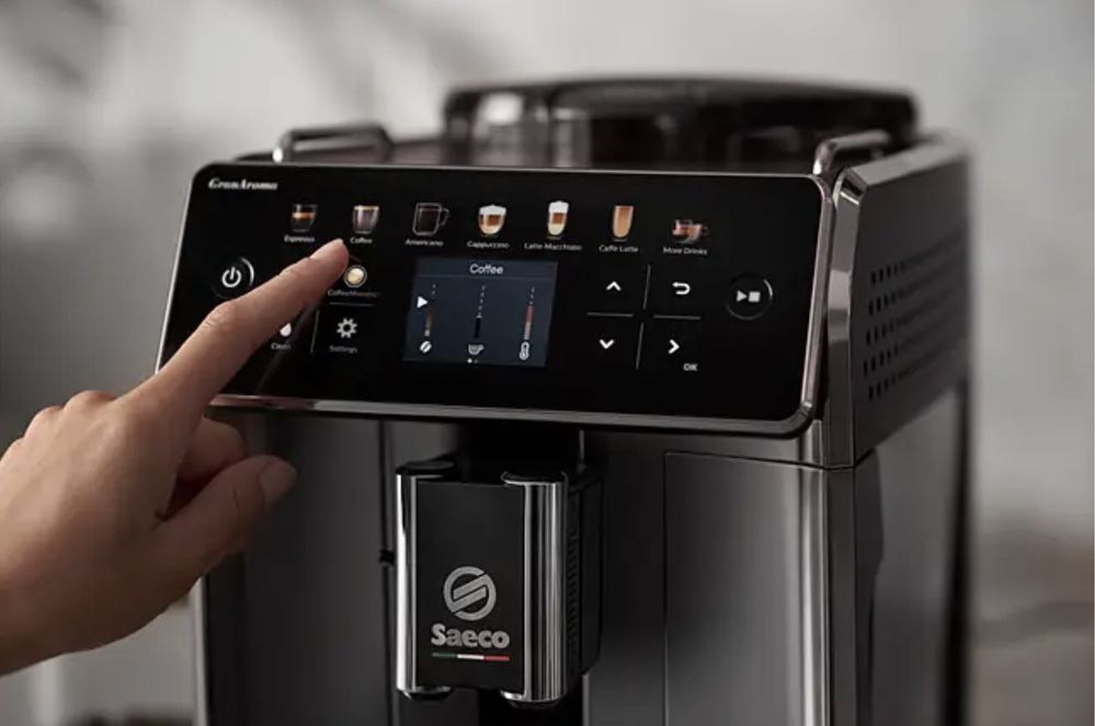 Кафеавтомат Saeco GranAroma SM6585/00 Автоматична капучино система