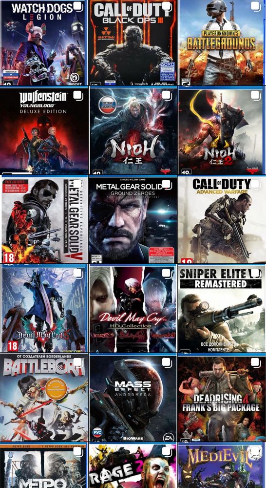 Игра для PS4 PS5  Call of Duty, Stray, Assassin, Fallout4