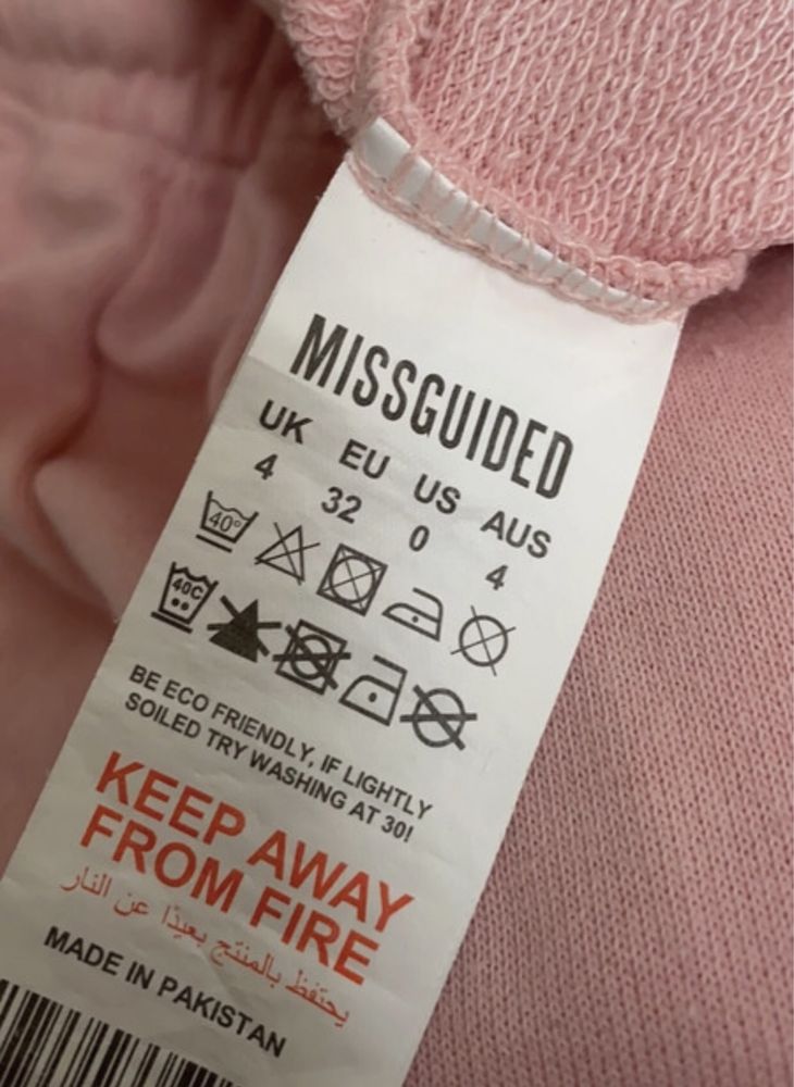 Pantaloni oversized baggy Playboy x Missguided