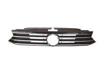 Grila masca radiator Vw Passat (B8), 08.2014-, parte montare centrala, crom/negru/crom, vopsita negru, 95D305-2,