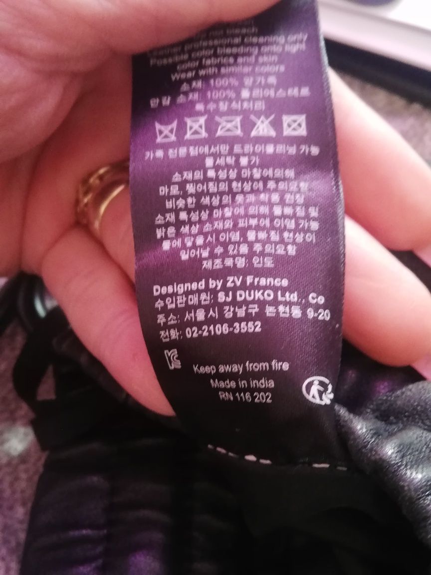 Pantaloni piele Zadig&Voltaire marimea 36
