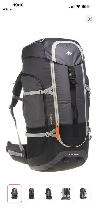 Рюкзак quechua forclaz декатлон 90л
