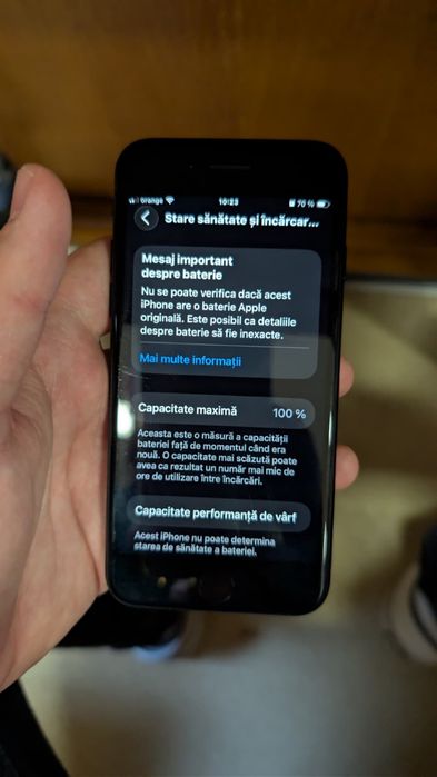 iPhone SE 2020 %100 battery health (schimb)