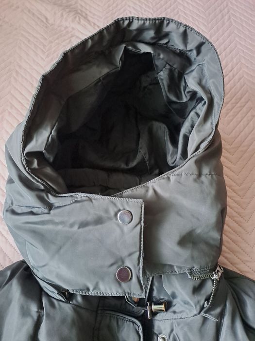 Дамска шуба ZARA цвят антрацит