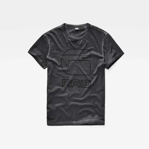 Оригинална тениска G-Star Raw Nact S нова мъжка сива