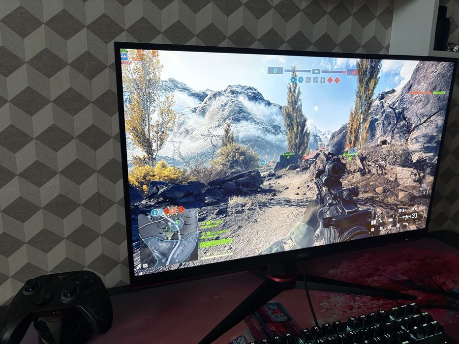 Монитор AOC Q27G2S / EU 27” IPS , WQHD, 2560 x 1440 , 165 Hz , G-SYNC