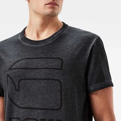 Оригинална тениска G-Star Raw Nact S нова мъжка сива