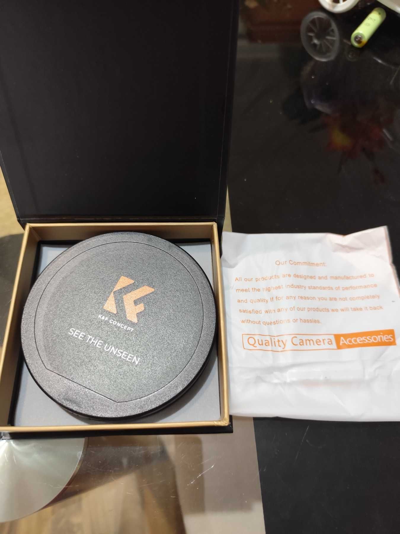 K&F Concept ND филтър с регулируема плътност ND32 Variable Fade 82мм