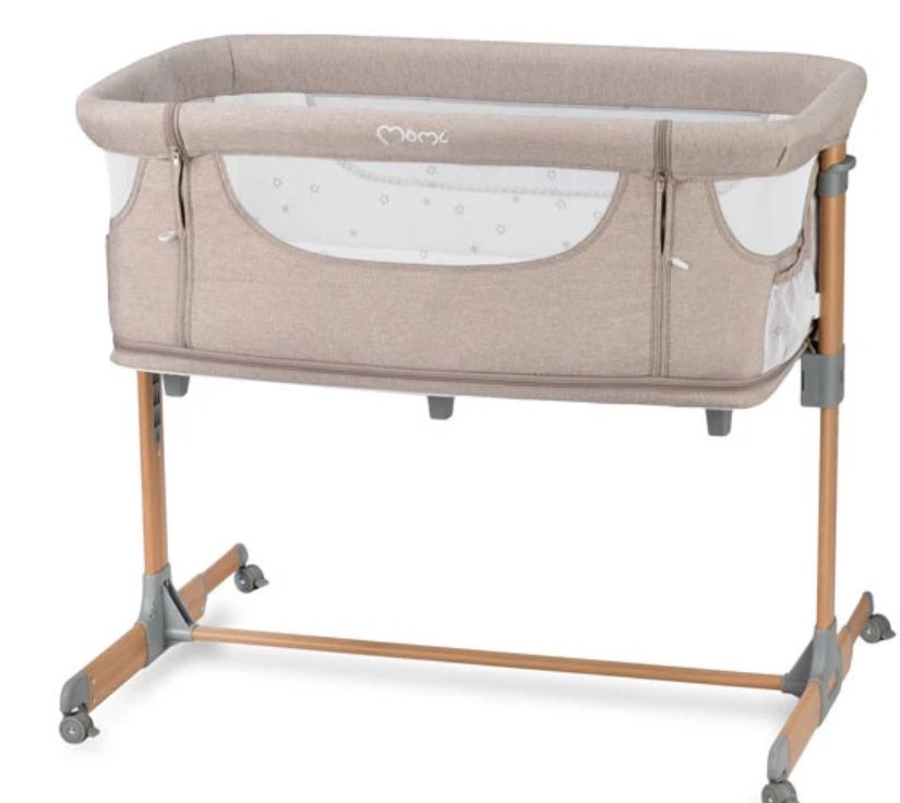 MoMi - Pătut co-sleeper cosleeper 4in1 SMART BED bej