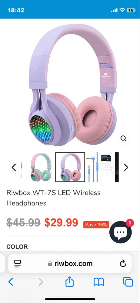Headphones/Wireless-Слушалка+ подарък