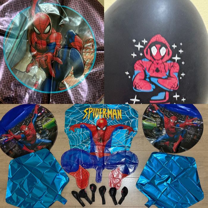 Seturi Spiderman +cadou cifra aniversara